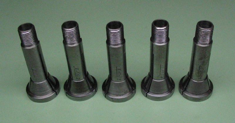 8pcs Collets Matching A Draw Bar for Watchmakers Lathe New Free Shipping 